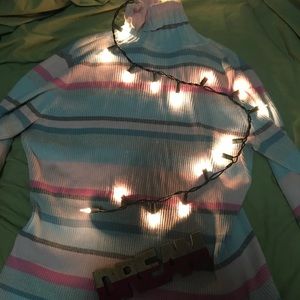 Striped Turtleneck